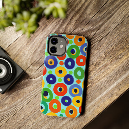 Tough Case-Mate iPhone Case Ft. Vivid Circles