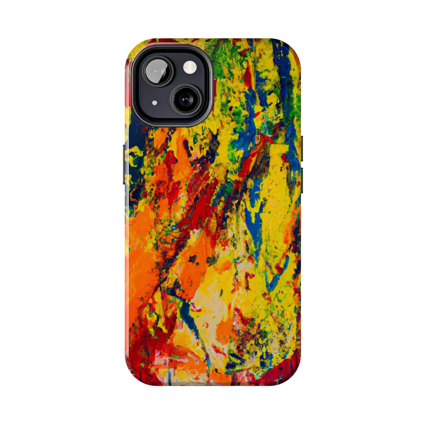 Tough Case-Mate iPhone Case Ft. Abstract Yellow Orange