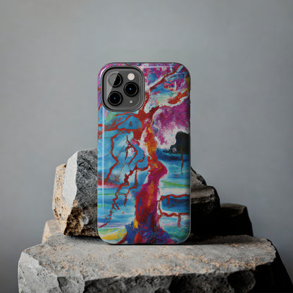 Tough Apple iPhone Cases Ft. Abstract Spirit Tree