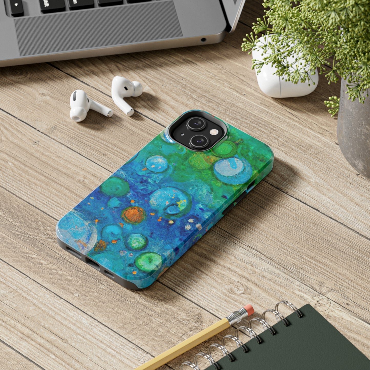 Tough Apple iPhone Cases Ft. Abstract Bubbles