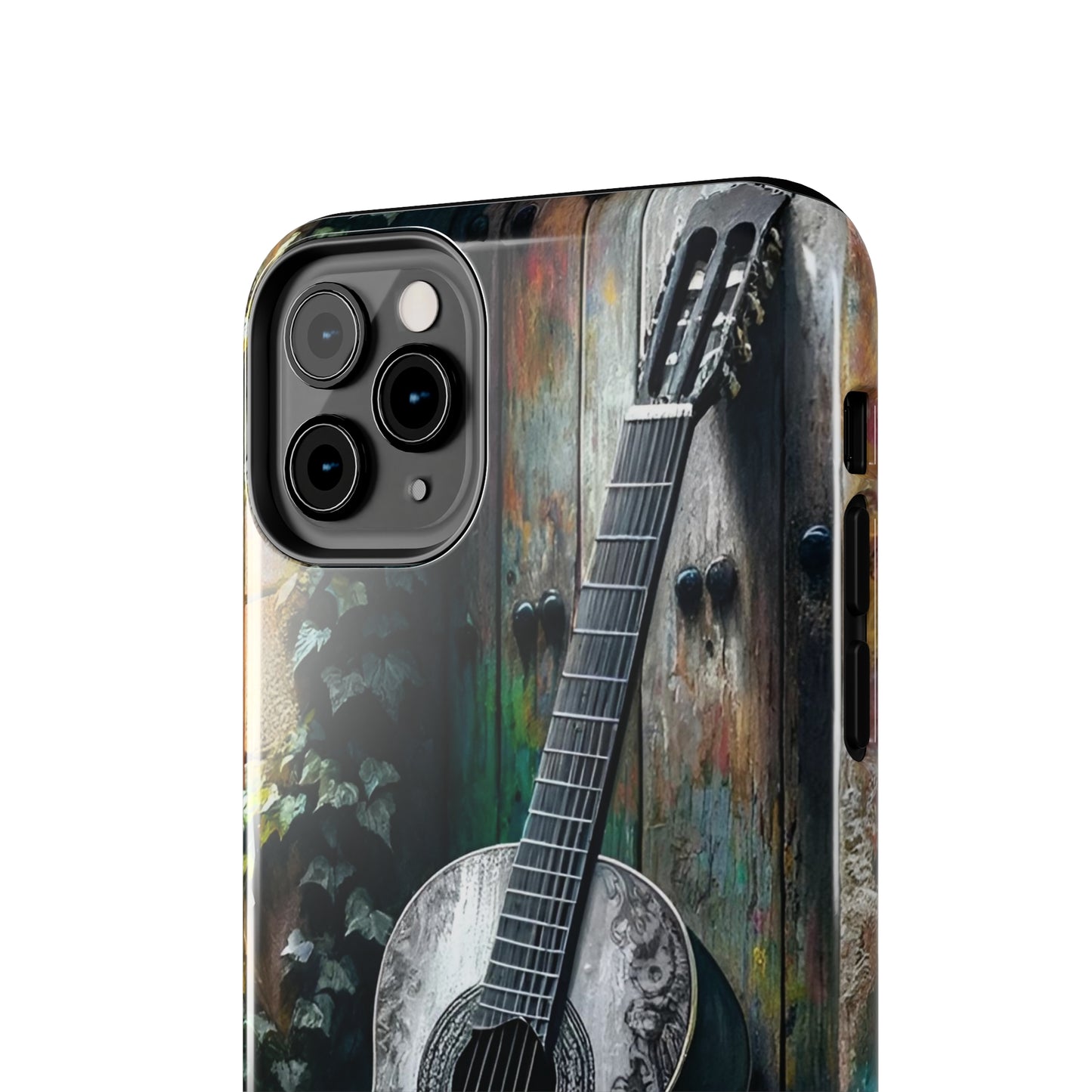 ToughDrop Apple iPhone Case Ft. Greyscale Guitar