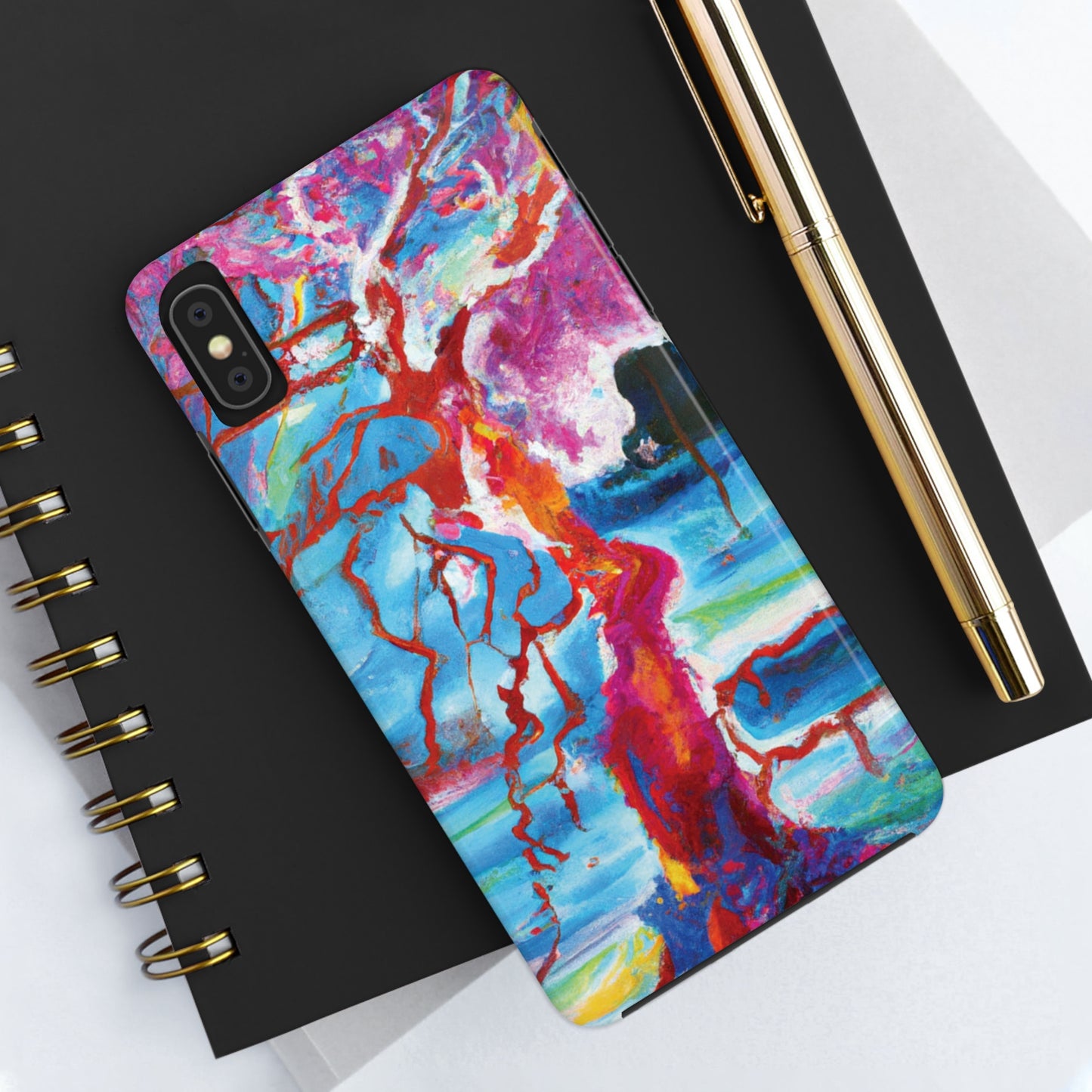 Tough Apple iPhone Cases Ft. Abstract Spirit Tree