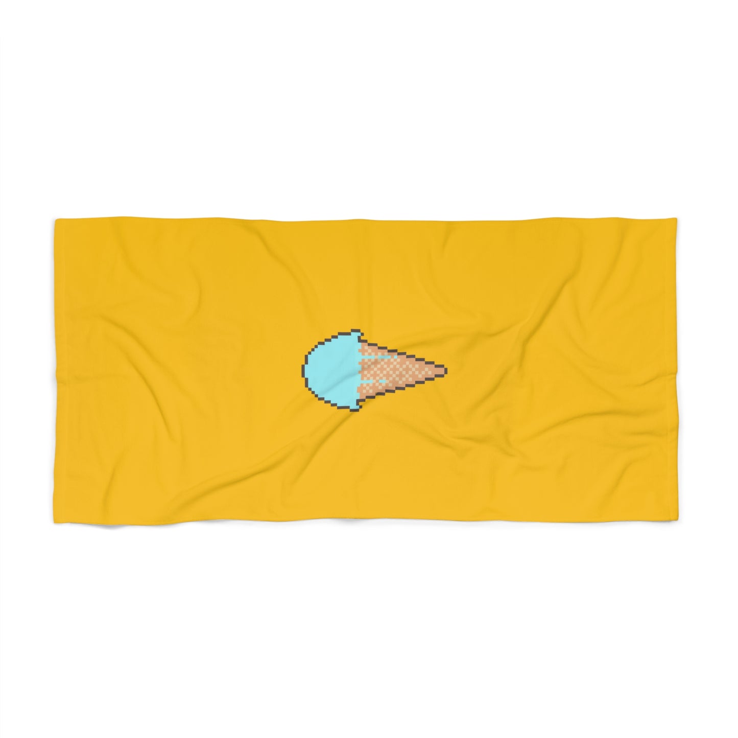 Beach Towel Ft. Pixel Cone (yellow front)