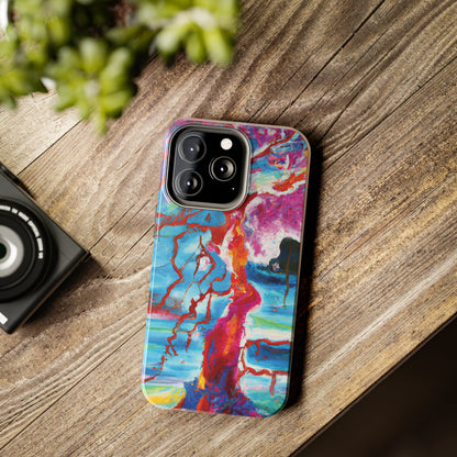 Tough Apple iPhone Cases Ft. Abstract Spirit Tree