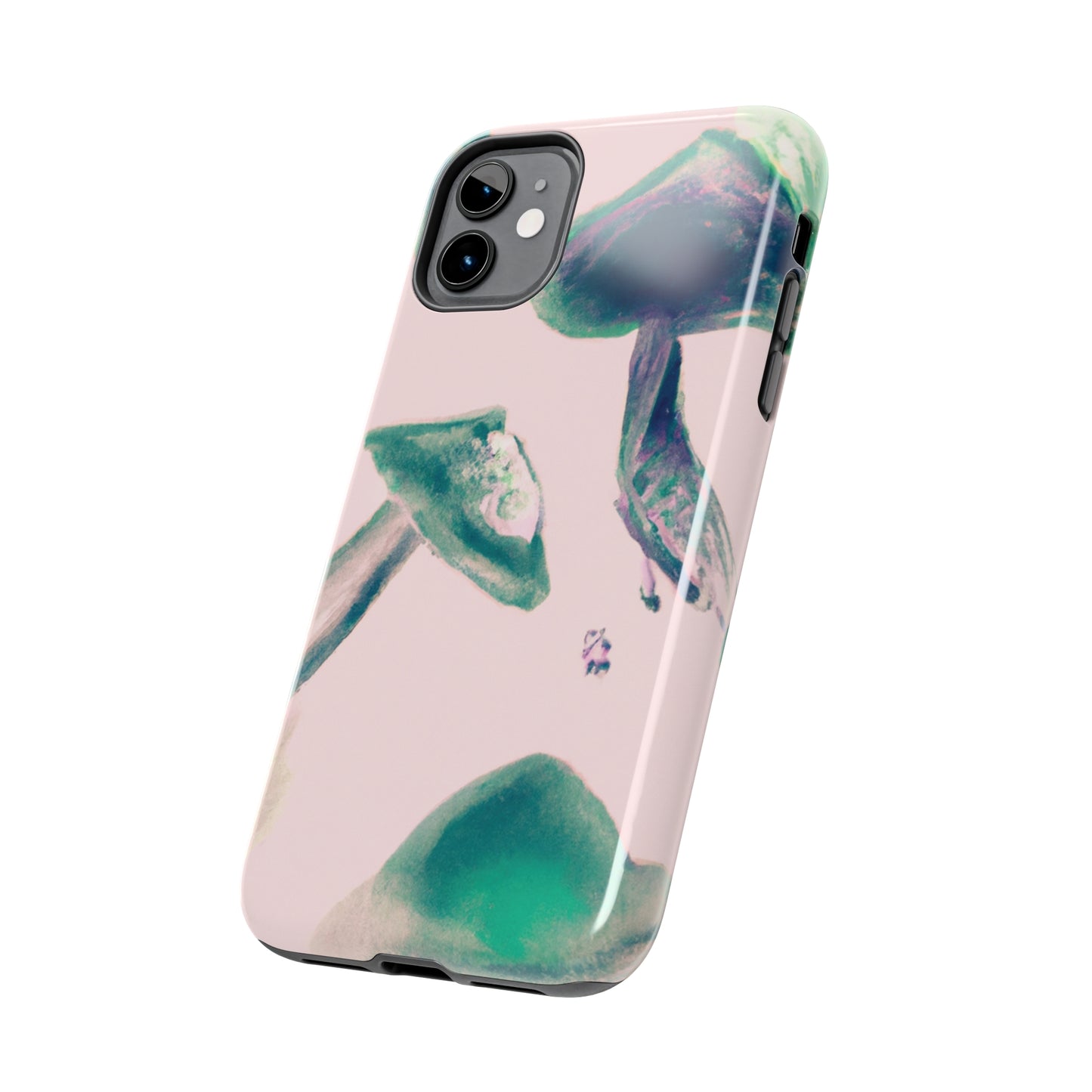 Tough Apple iPhone Cases Ft. Green Mushrooms