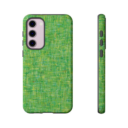 Tough Phone Case Ft. Acrylic Linear Green