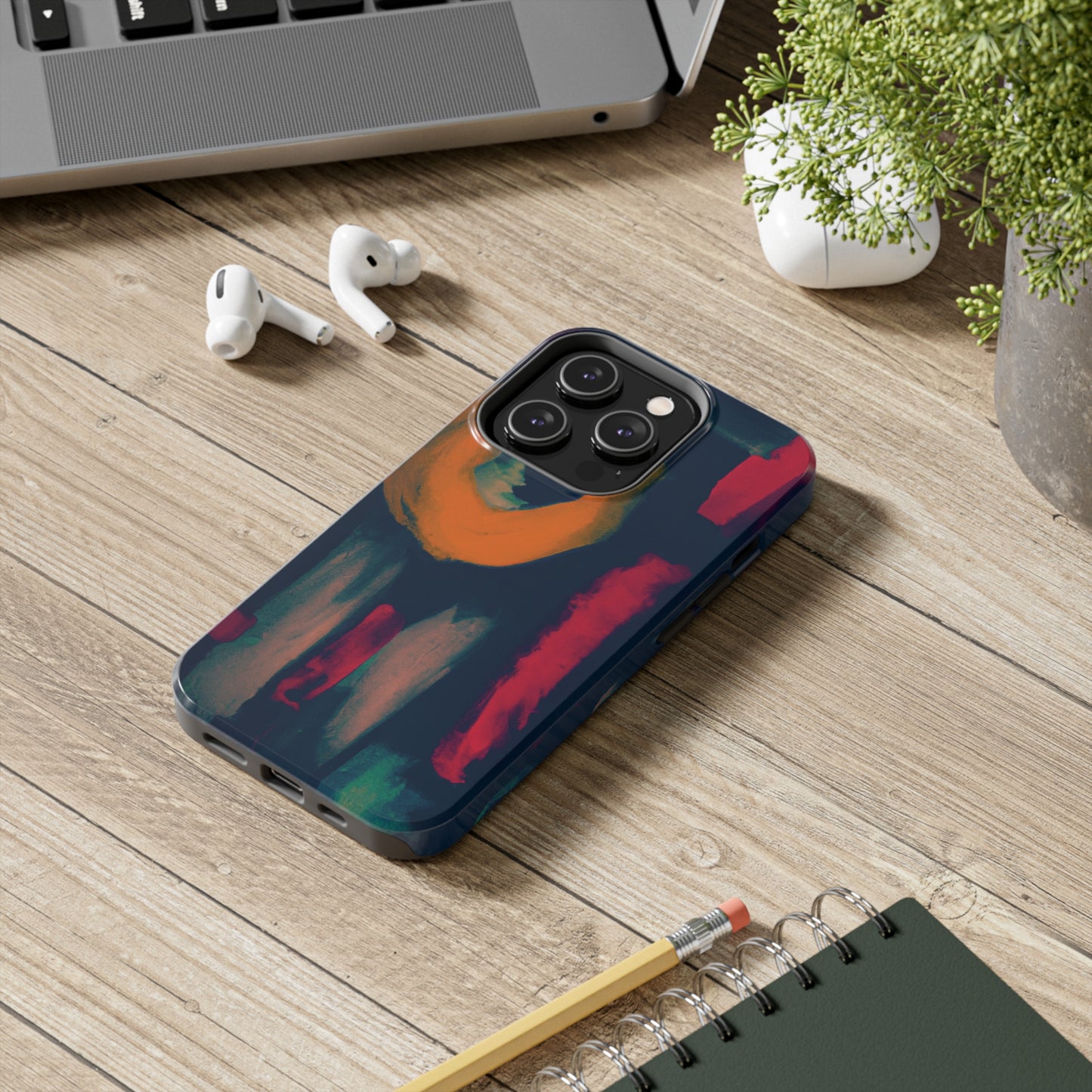 Strong Apple iPhone Case Ft. Abstract Moon