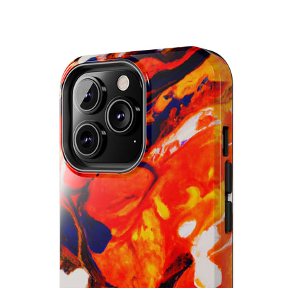 Tough Apple iPhone Cases Ft. Abstract Halloween Pumpkin