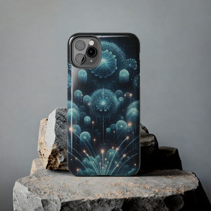 ToughDrop Apple iPhone Case Ft. Blue Dot New Year Fireworks