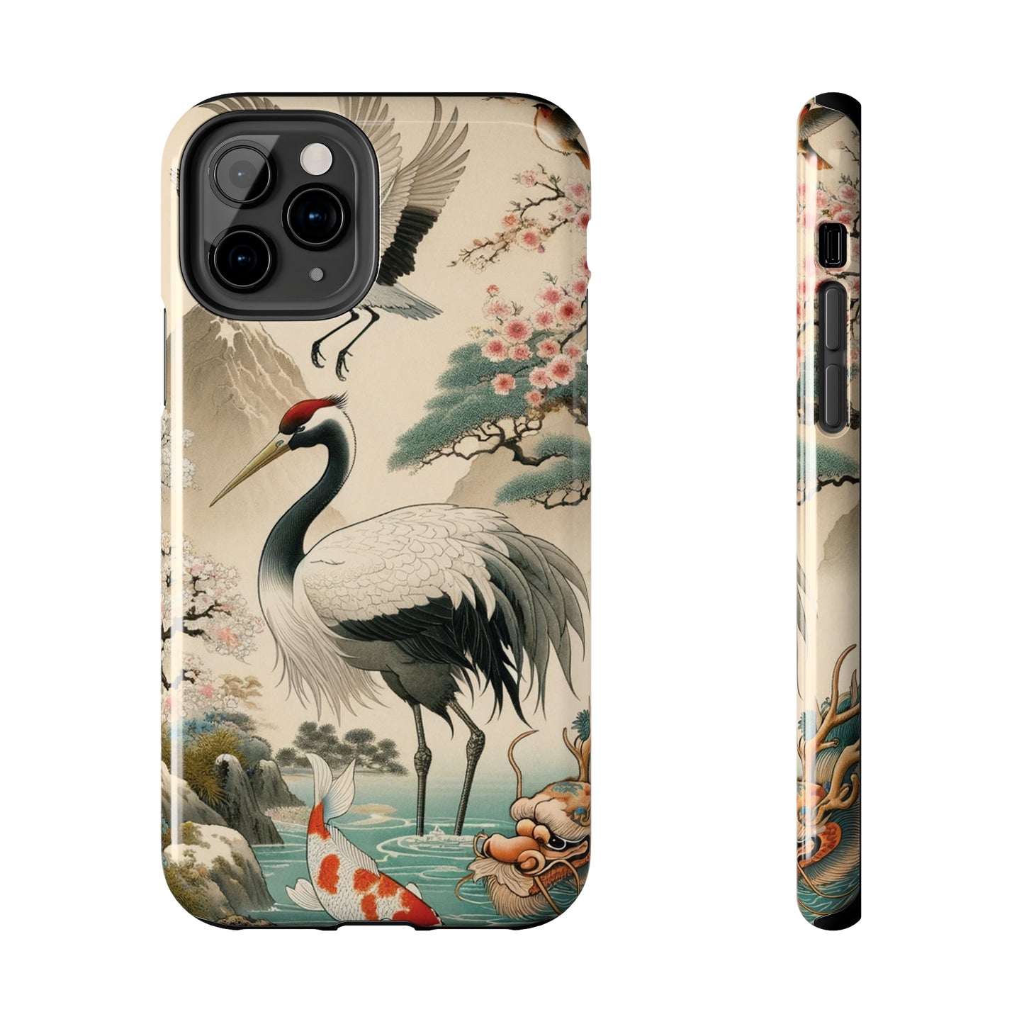 ToughDrop Apple iPhone Case Ft. Spirit Crane