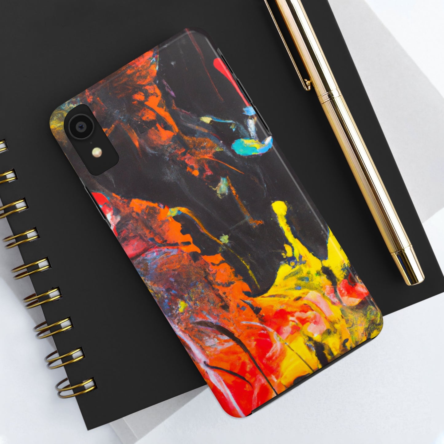 Tough Case-Mate iPhone Case Ft. Abstract Orange