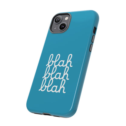 Tough Phone Case Ft. blahblahblah Turquoise