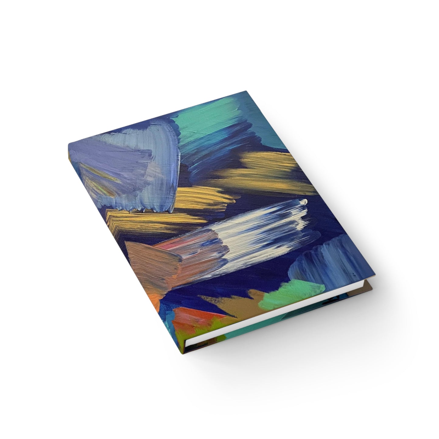 "Abstract Blue" Blank Page Journal