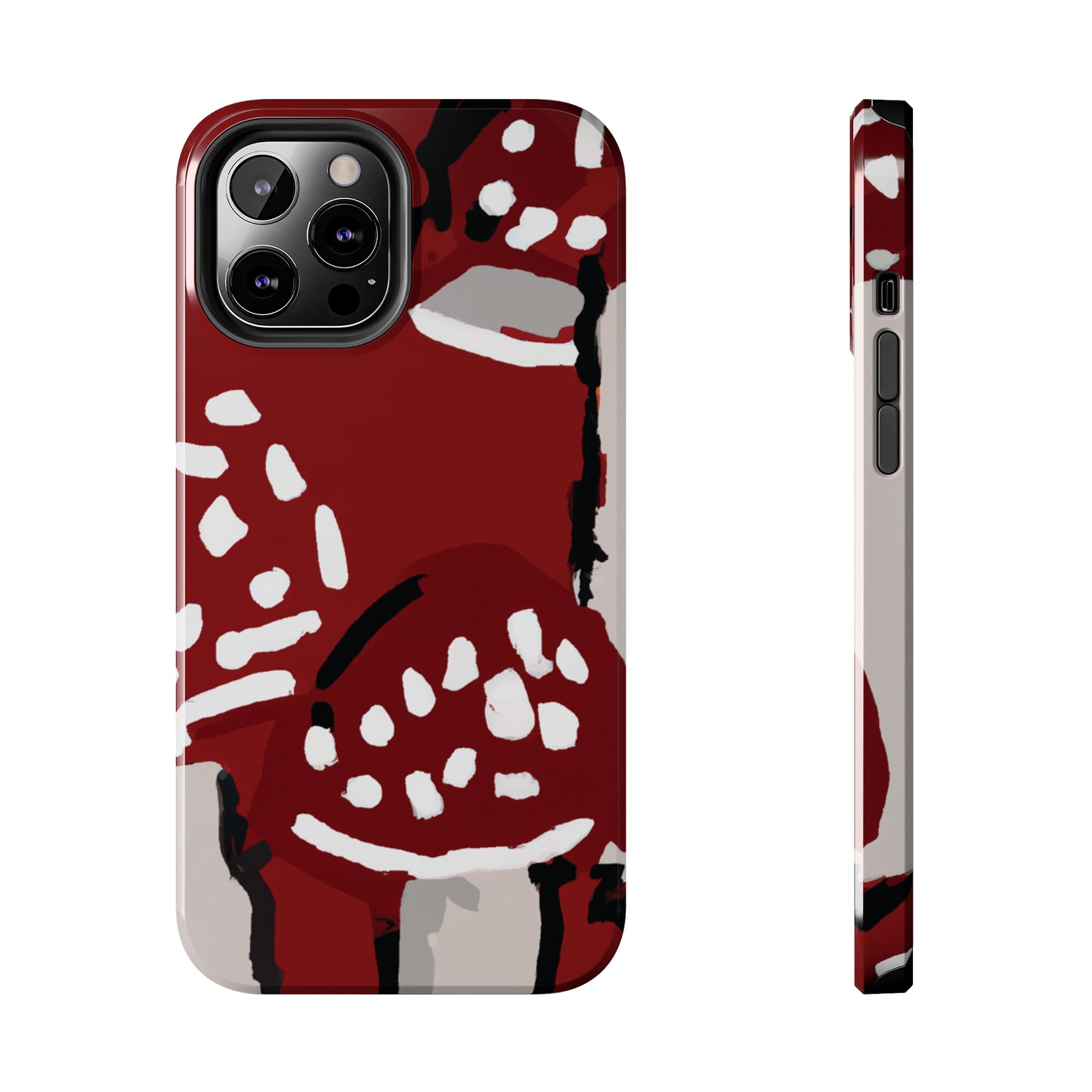 Tough Apple iPhone Cases Ft. Cartoon Mushrooms