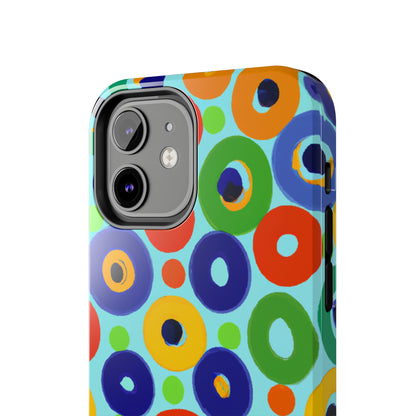 Tough Case-Mate iPhone Case Ft. Vivid Circles