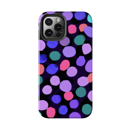 Tough Case-Mate iPhone Case Ft. Purple Dots