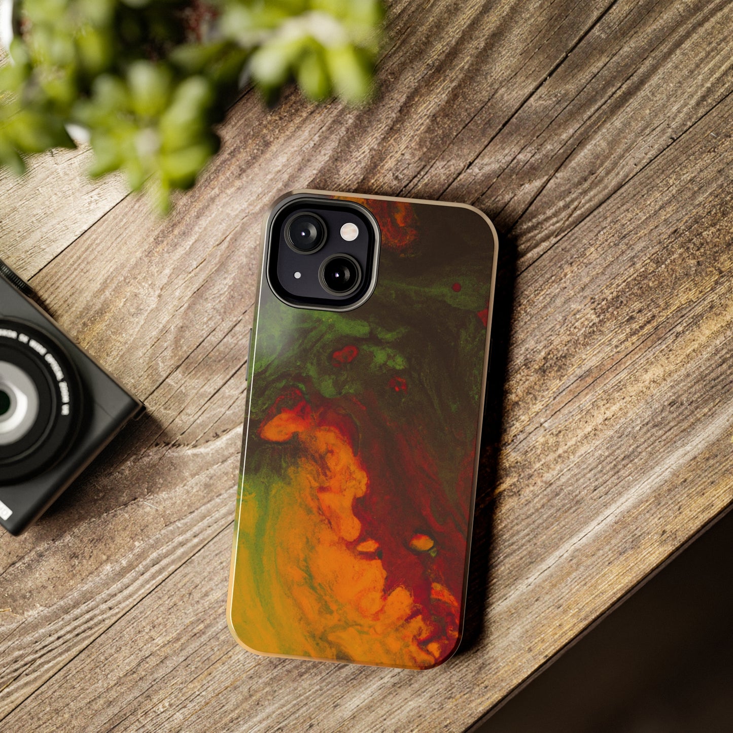 Tough Apple iPhone Case Ft. Abstract Gas Giant