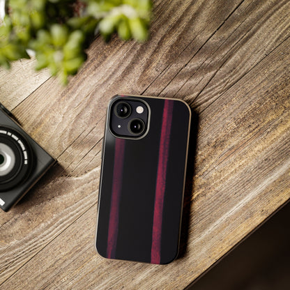 Tough Apple iPhone Cases Ft. Dark Stripes