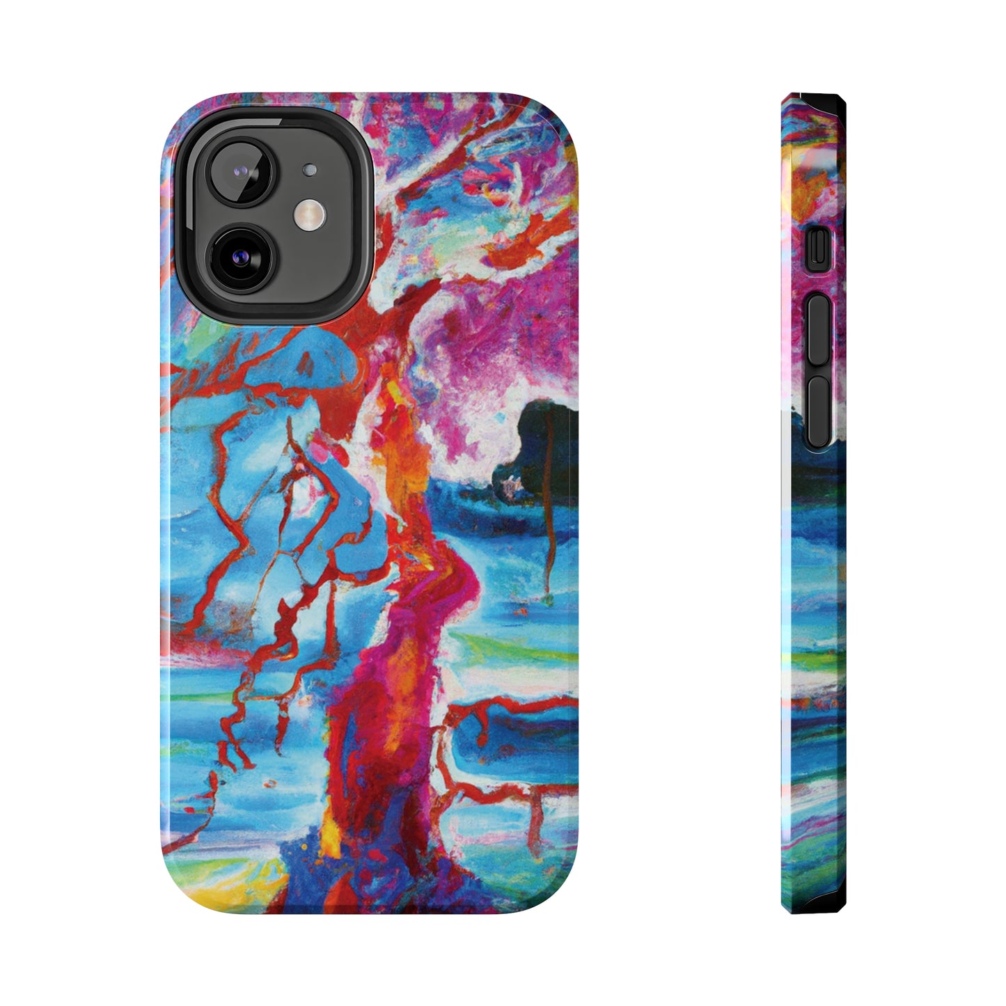 Tough Apple iPhone Cases Ft. Abstract Spirit Tree