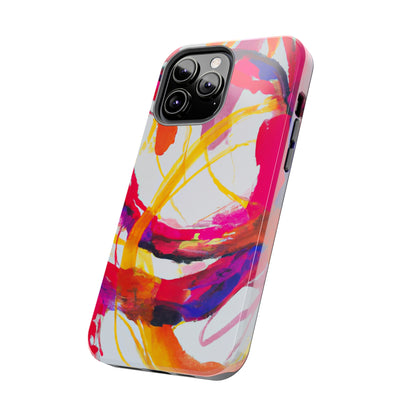 Tough Apple iPhone Cases Ft. Abstract Scarlet