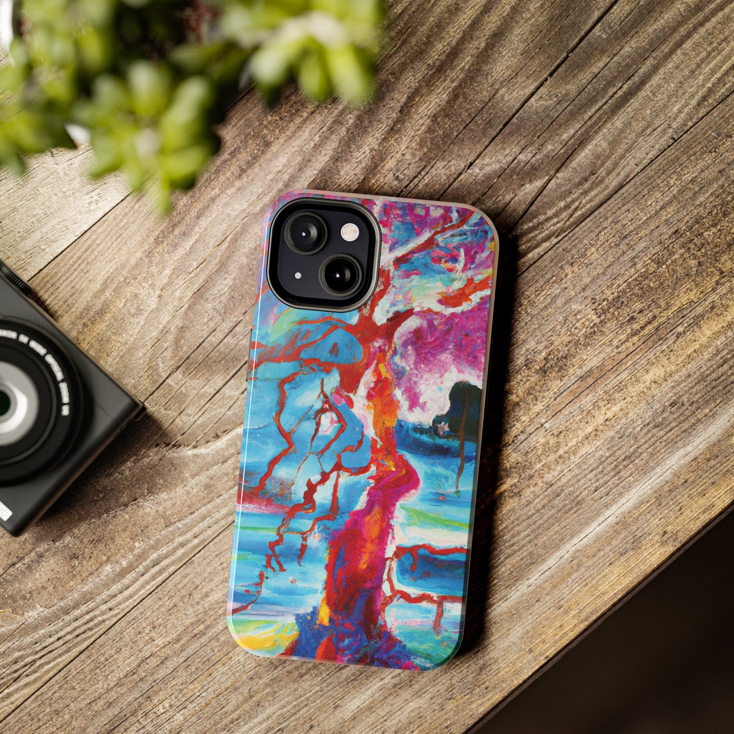 Tough Apple iPhone Cases Ft. Abstract Spirit Tree