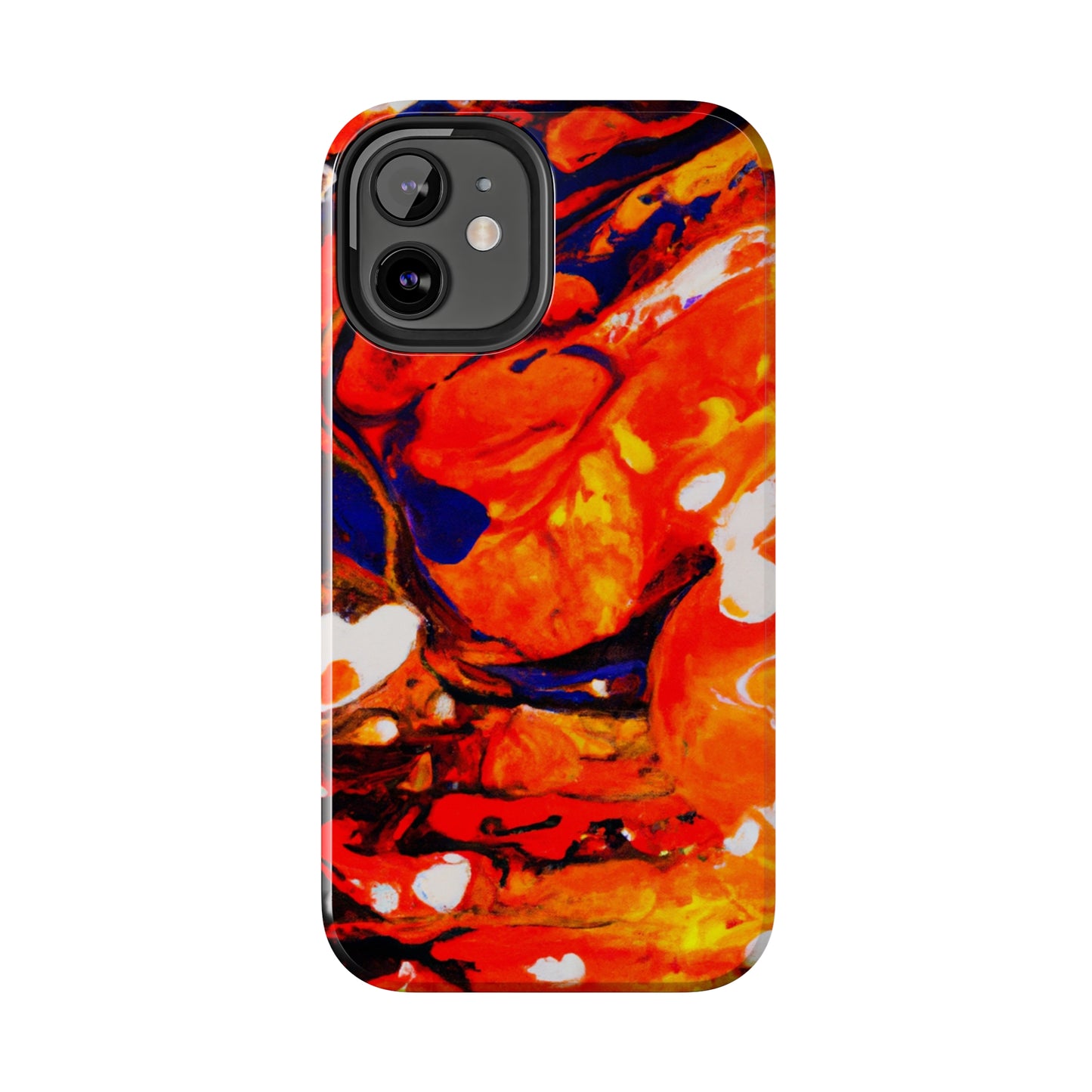 Tough Apple iPhone Cases Ft. Abstract Halloween Pumpkin