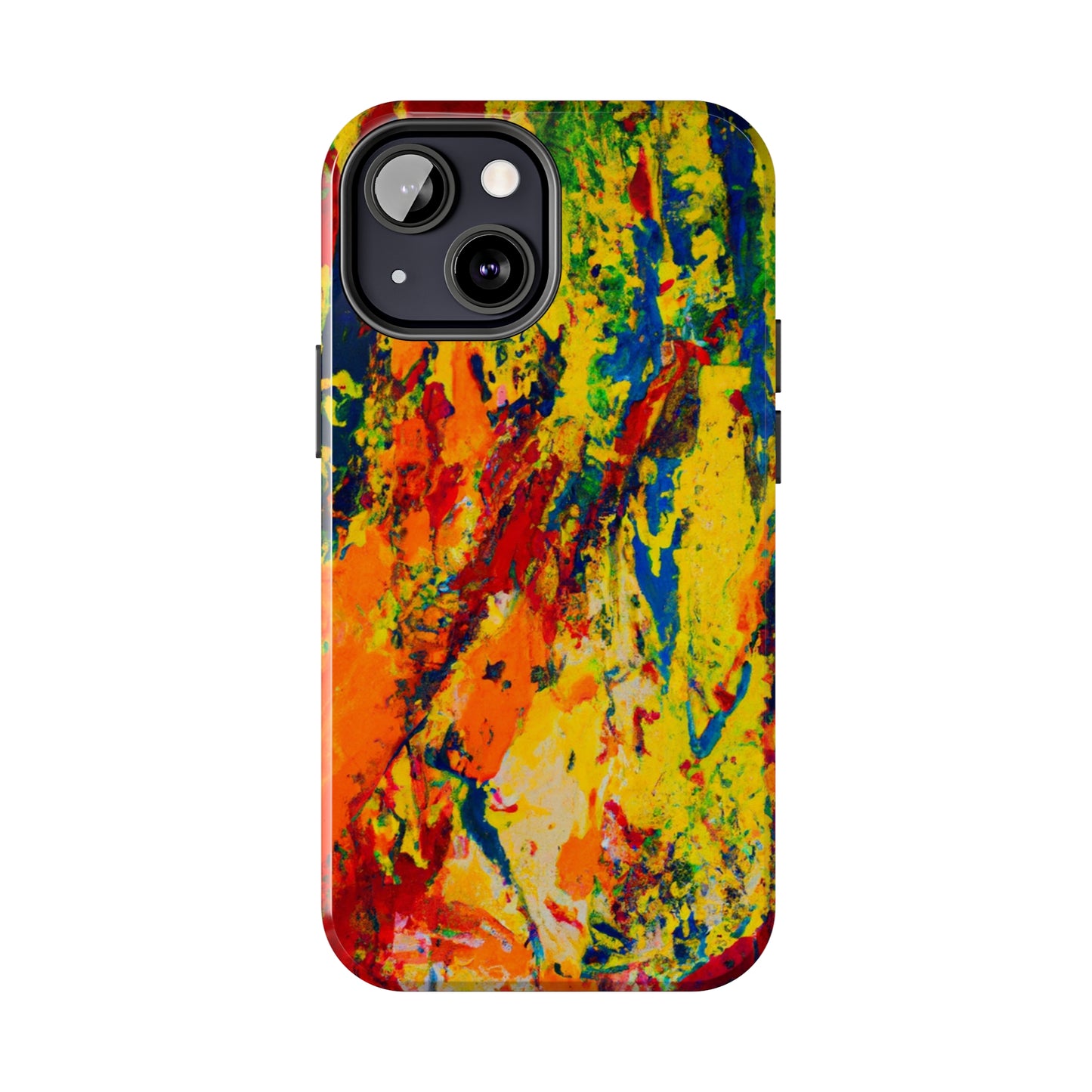 Tough Case-Mate iPhone Case Ft. Abstract Yellow Orange