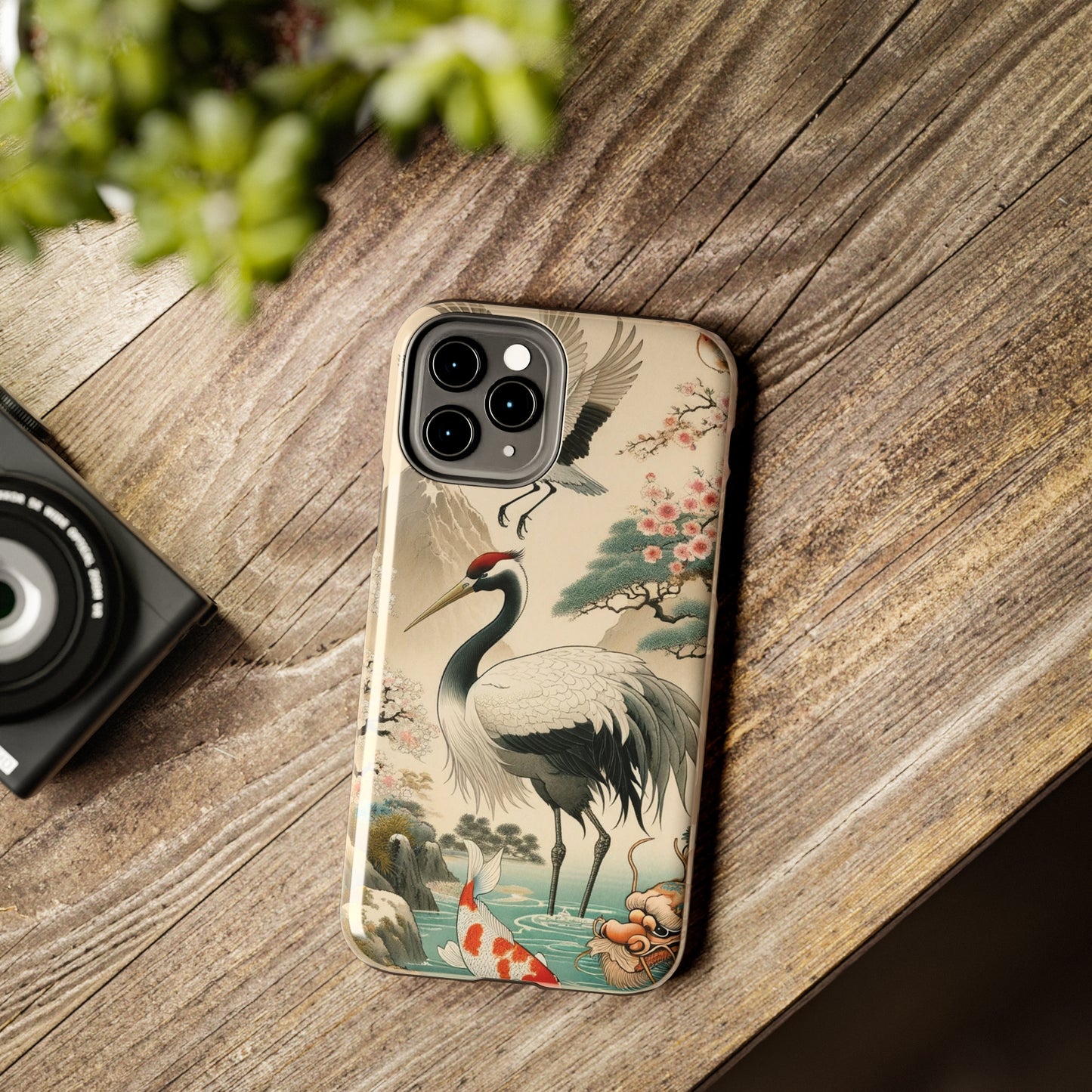 ToughDrop Apple iPhone Case Ft. Spirit Crane