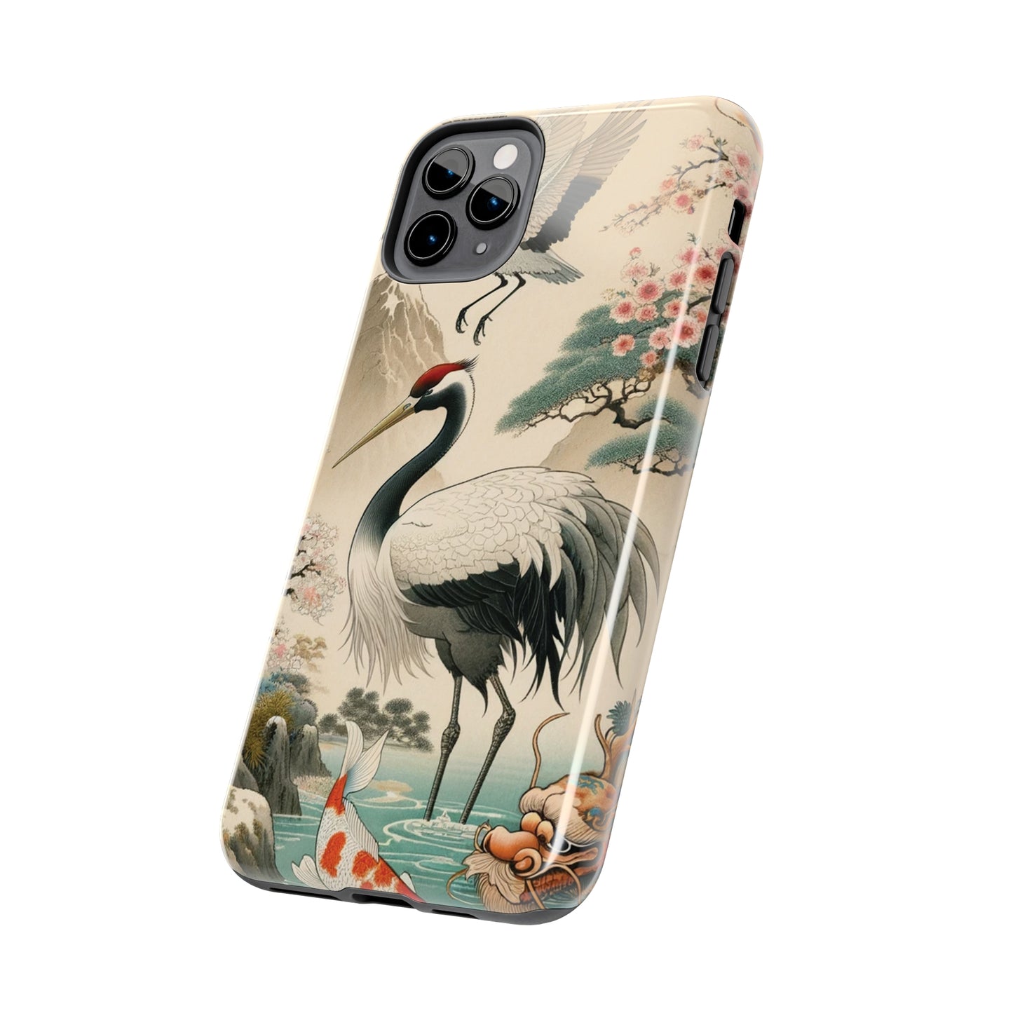 ToughDrop Apple iPhone Case Ft. Spirit Crane