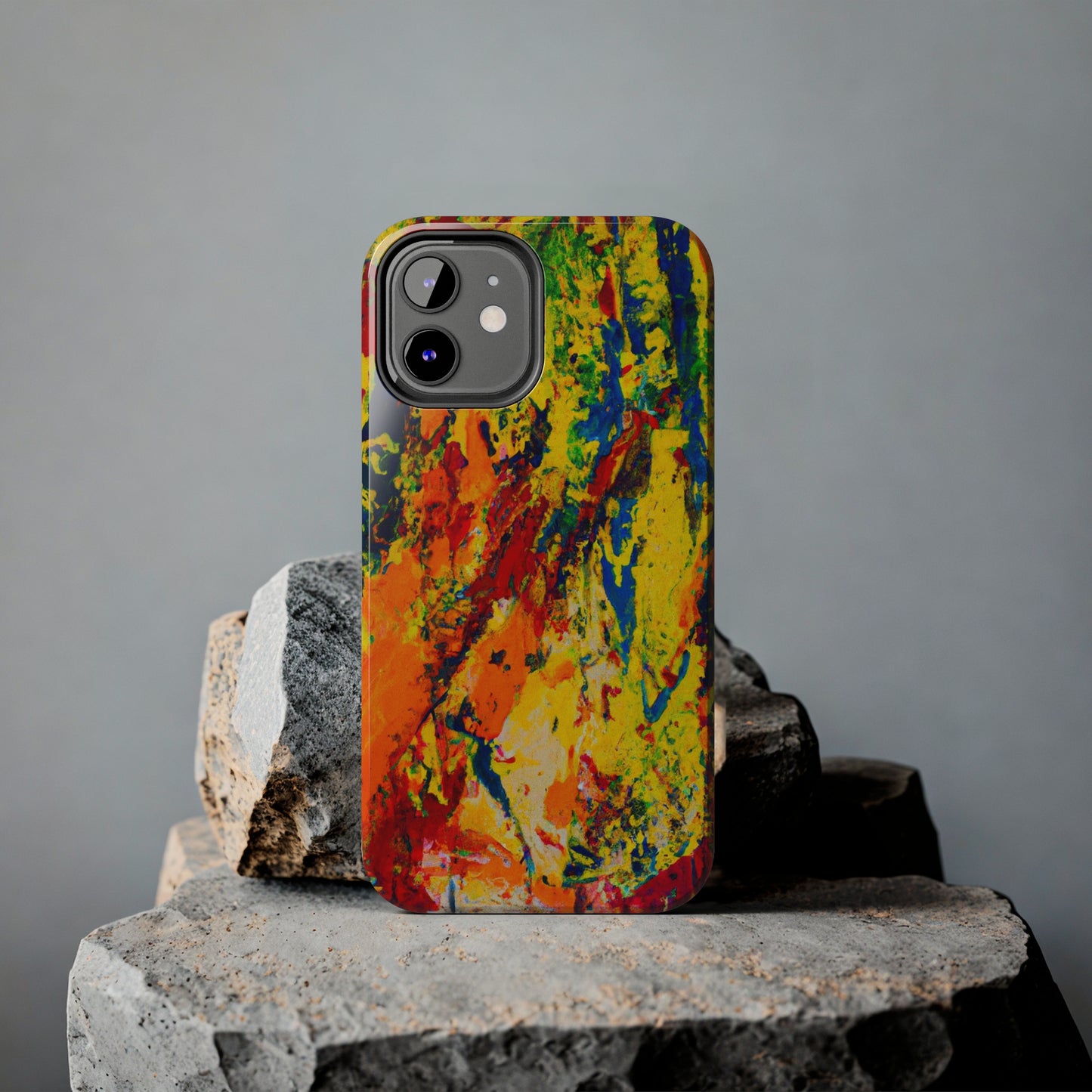 Tough Case-Mate iPhone Case Ft. Abstract Yellow Orange