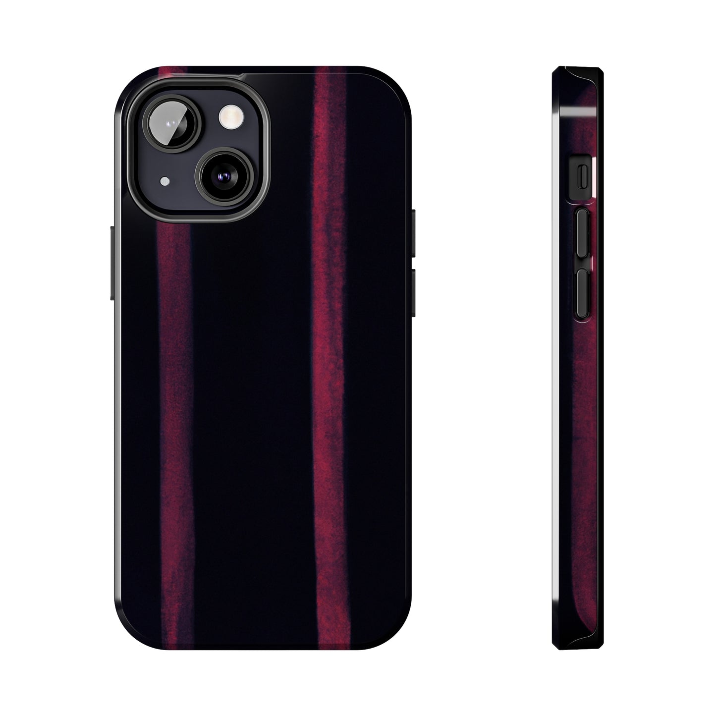 Tough Apple iPhone Cases Ft. Dark Stripes