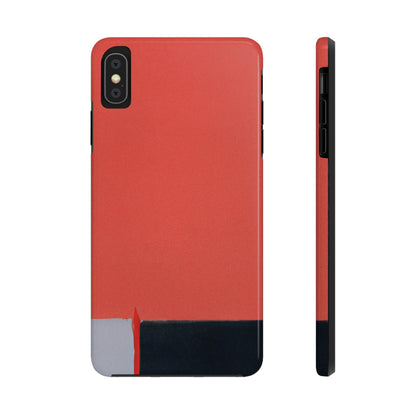 Strong Apple iPhone Case Ft. Minimal Orange