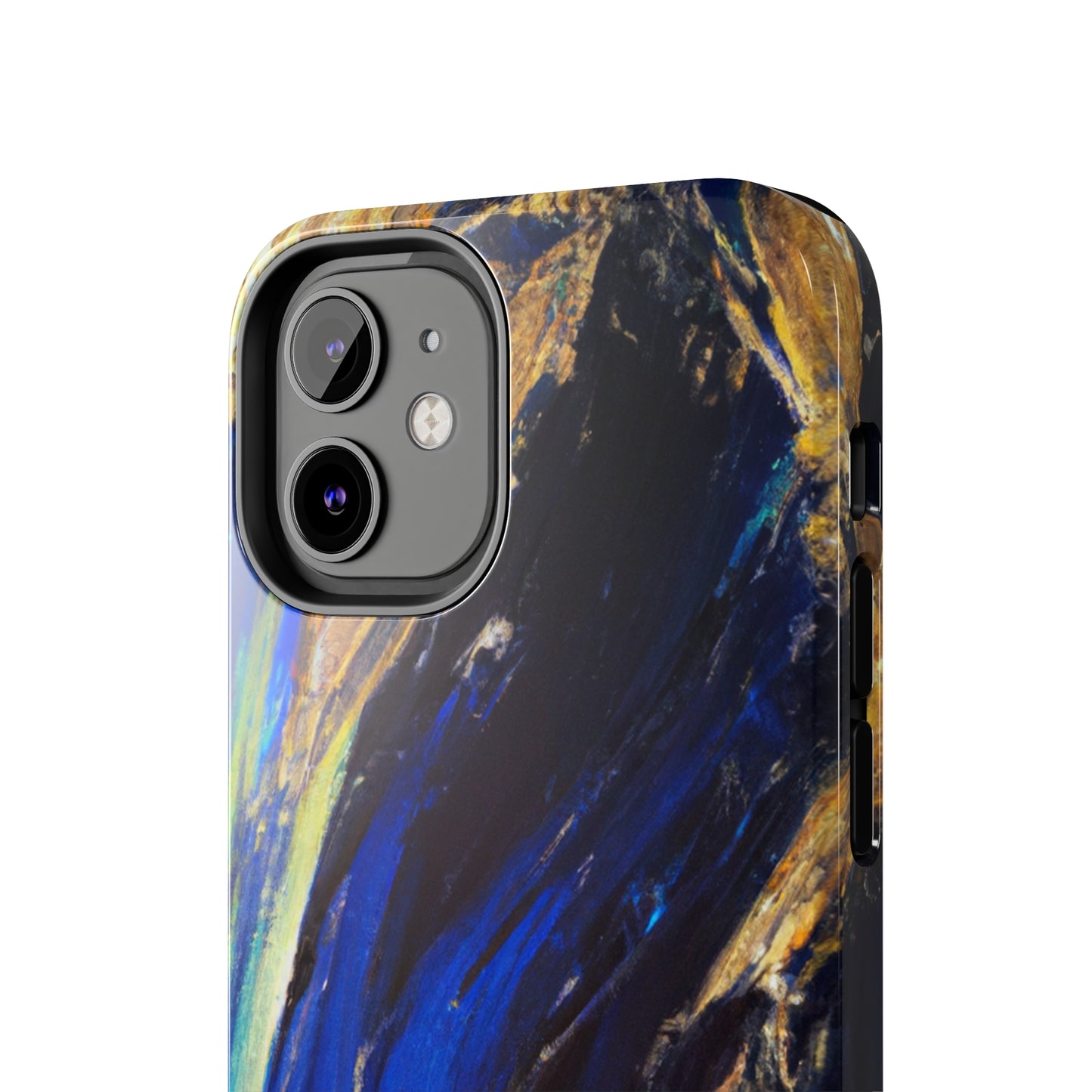 Tough Case-Mate iPhone Case Ft. Acrylic Blue Gold