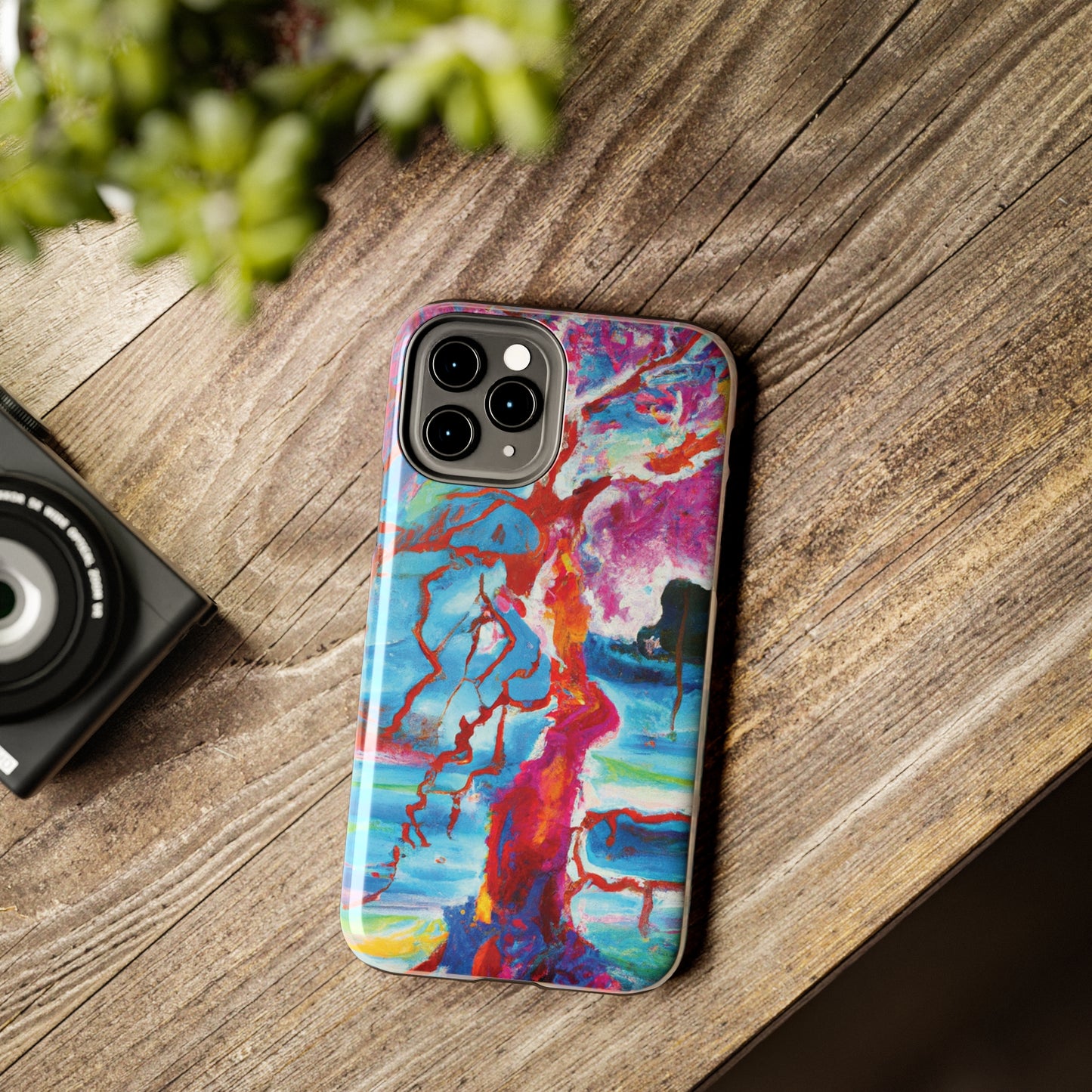 Tough Apple iPhone Cases Ft. Abstract Spirit Tree