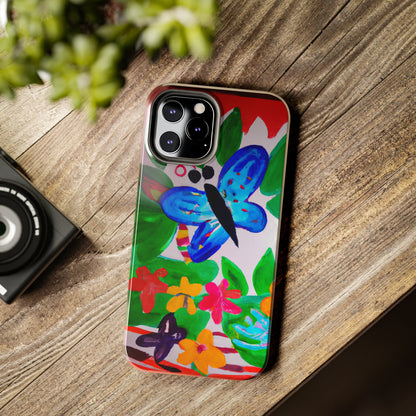 Tough Case-Mate iPhone Case Ft. Watercolor Butterfly