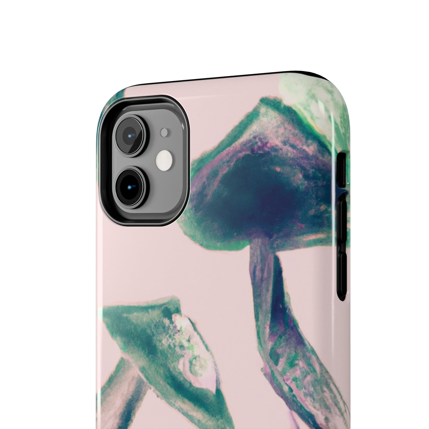 Tough Apple iPhone Cases Ft. Green Mushrooms