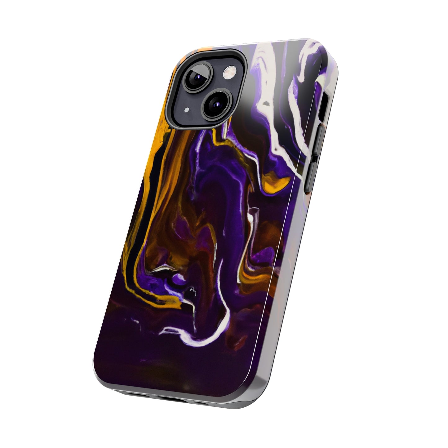 Tough Case-Mate iPhone Case Ft. Purple Tiger Stripes