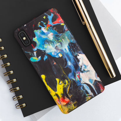 Tough Case-Mate iPhone Case Ft. Blue Splat