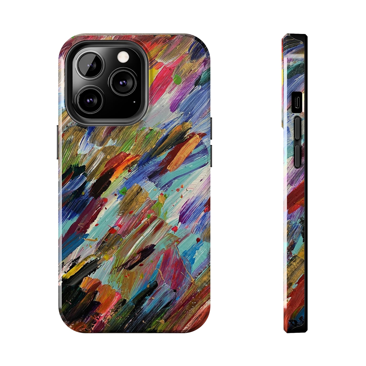 Tough Case-Mate iPhone Case Ft. Abstract Acrylic Feathers