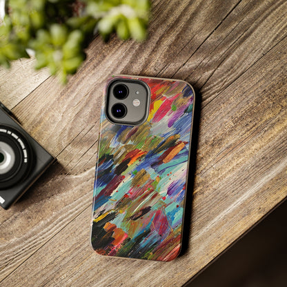 Tough Case-Mate iPhone Case Ft. Abstract Acrylic Feathers