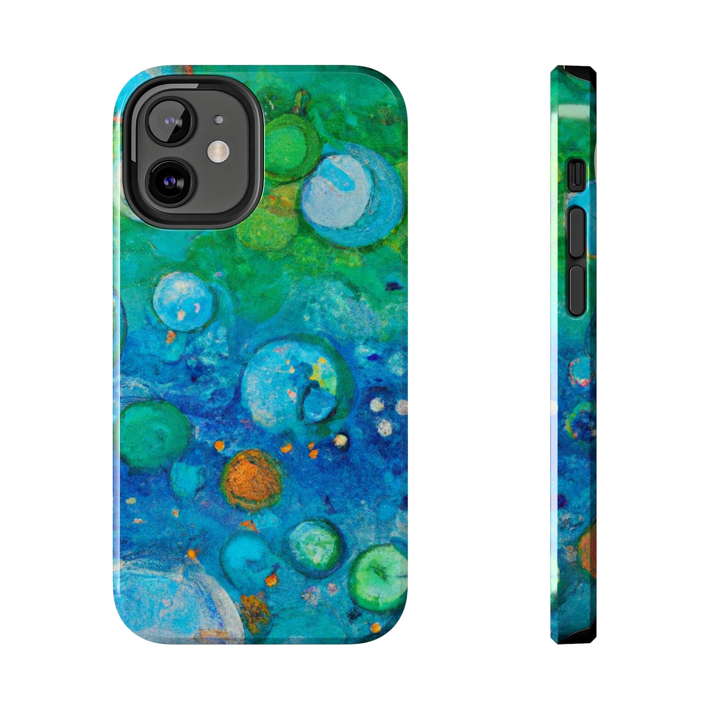 Tough Apple iPhone Cases Ft. Abstract Bubbles