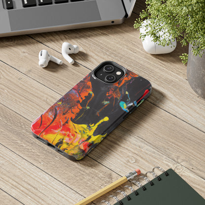 Tough Case-Mate iPhone Case Ft. Abstract Orange