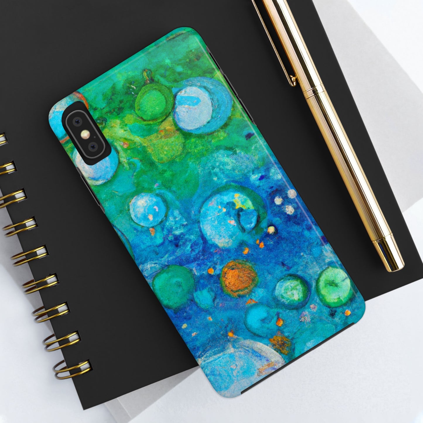 Tough Apple iPhone Cases Ft. Abstract Bubbles