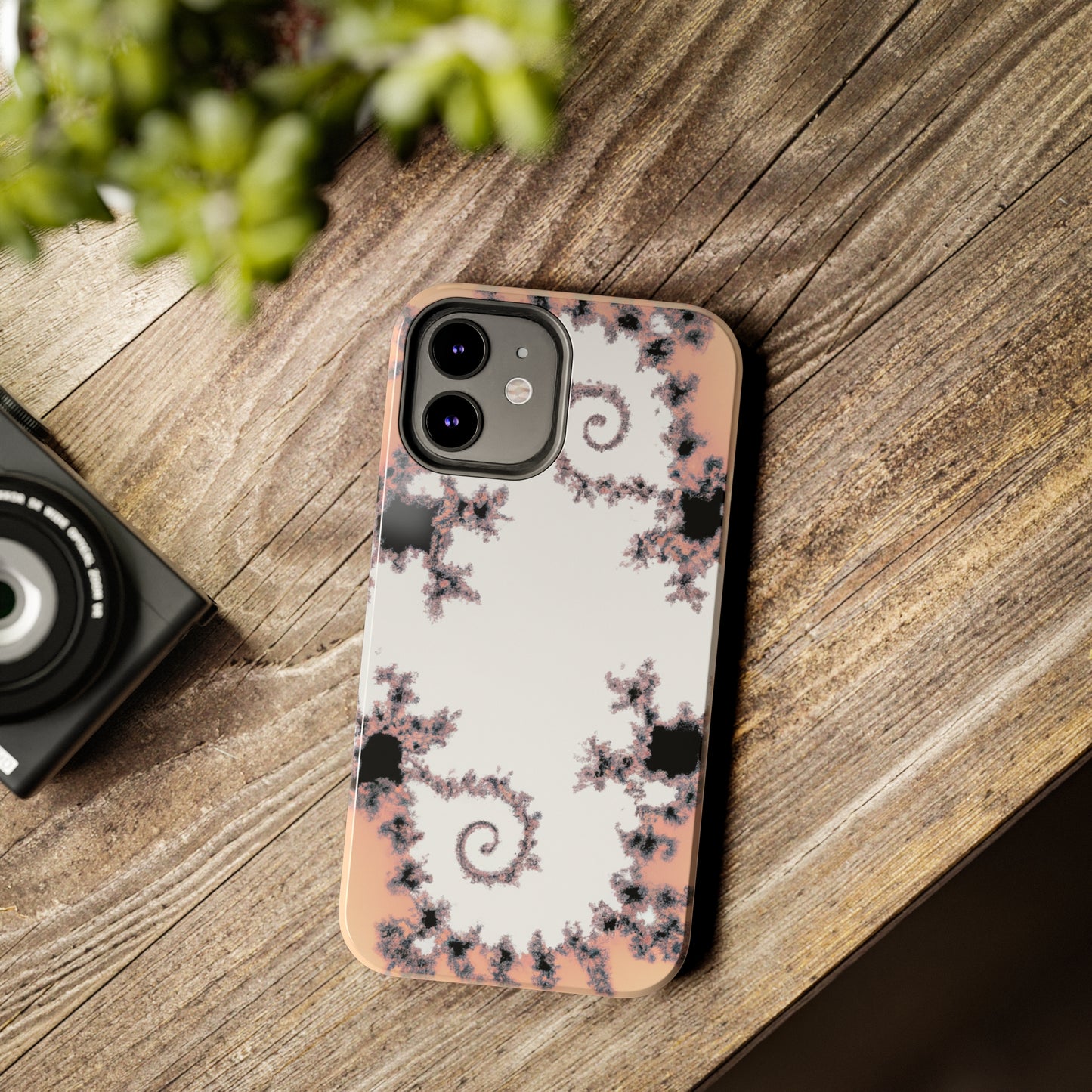 Tough Case-Mate iPhone Case Ft. Wood Fractal