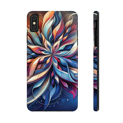 ToughDrop Apple iPhone Case Ft. Abstract Snowflake