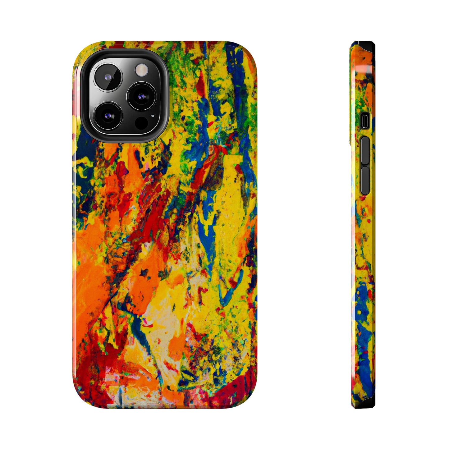 Tough Case-Mate iPhone Case Ft. Abstract Yellow Orange