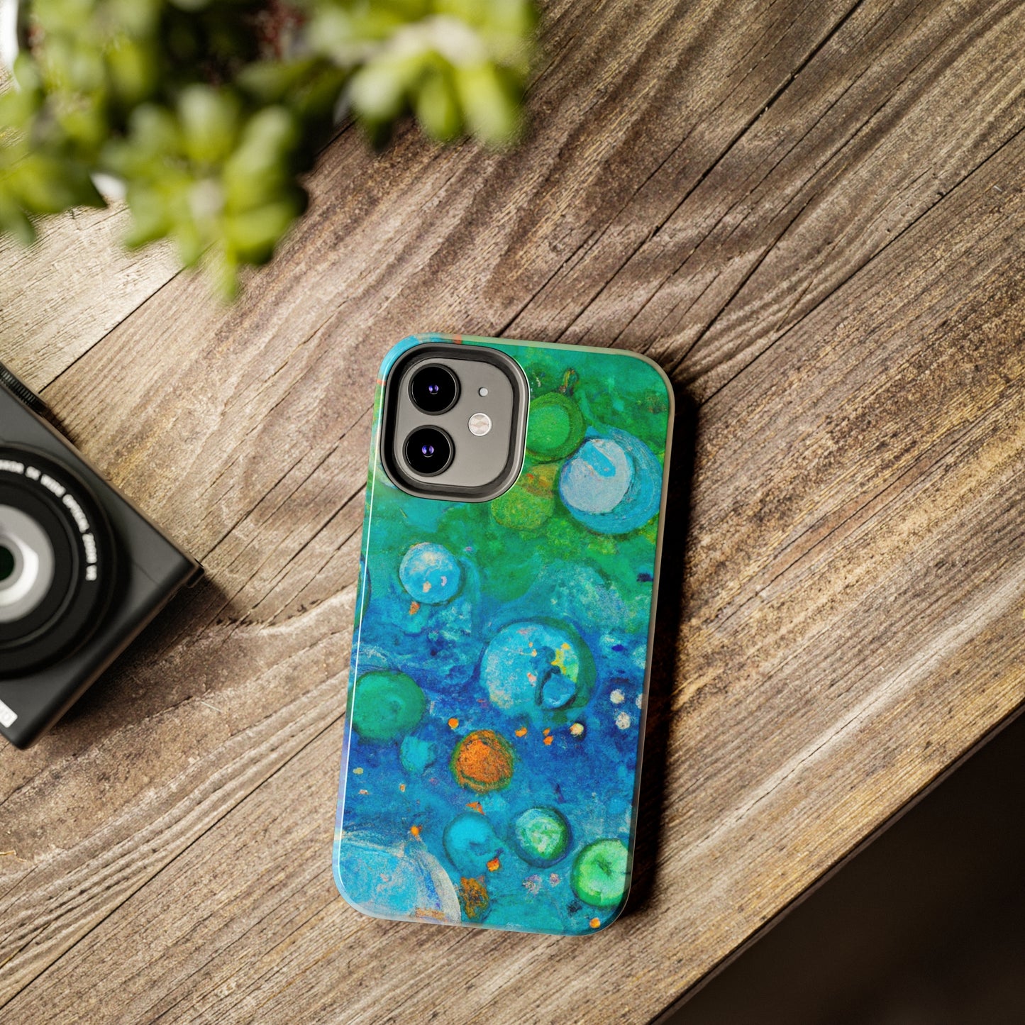 Tough Apple iPhone Cases Ft. Abstract Bubbles