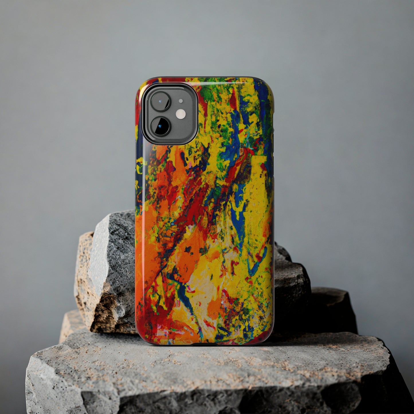 Tough Case-Mate iPhone Case Ft. Abstract Yellow Orange