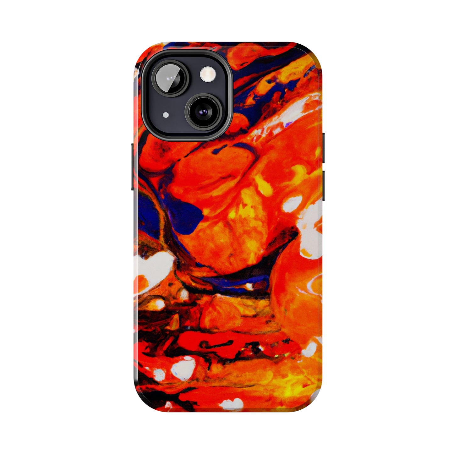 Tough Apple iPhone Cases Ft. Abstract Halloween Pumpkin