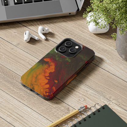 Tough Apple iPhone Case Ft. Abstract Gas Giant